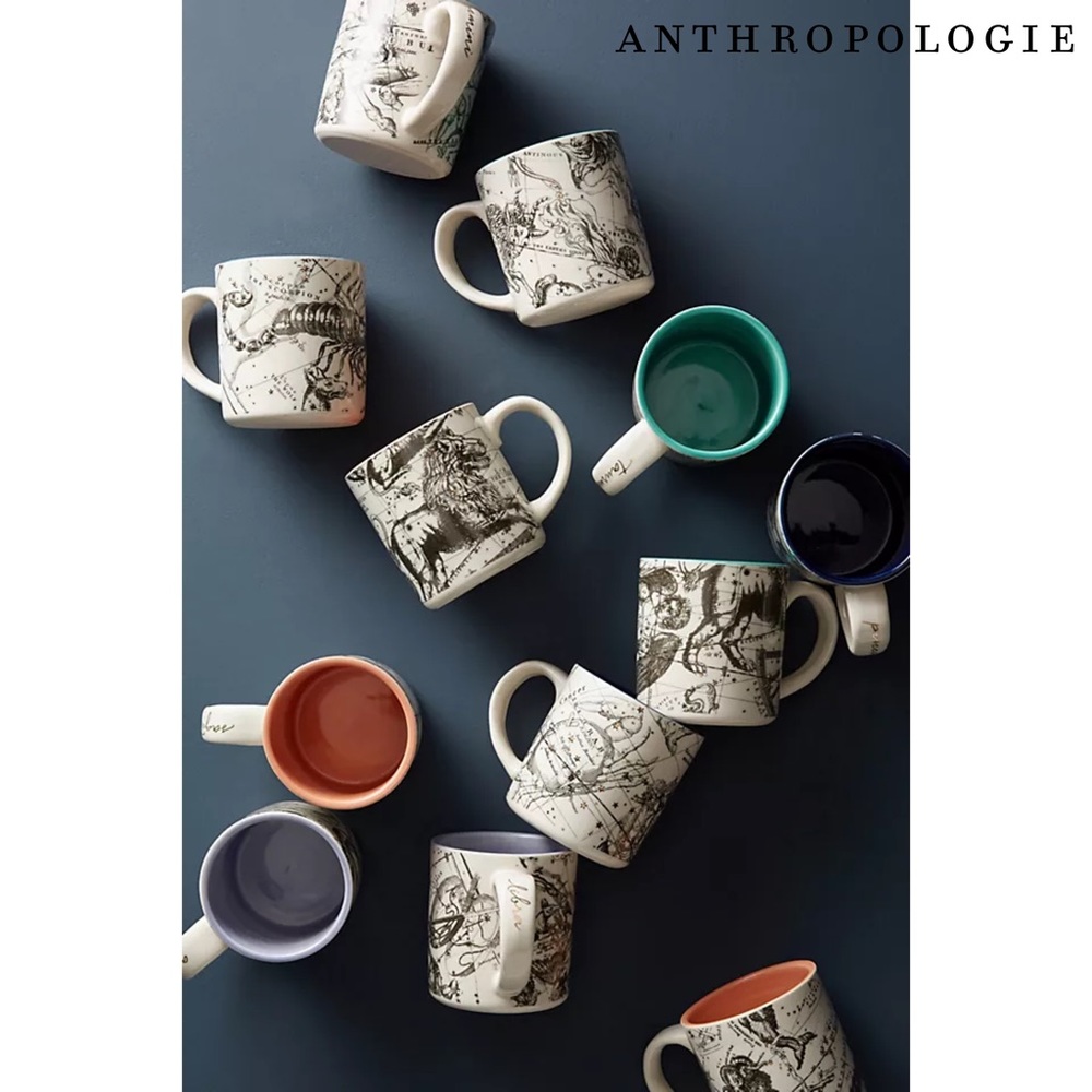 Anthropologie Astrology Chart Mug- Capricorni